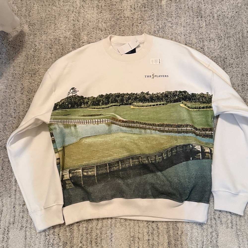 Abercrombie & Fitch Cream Sweatshirt